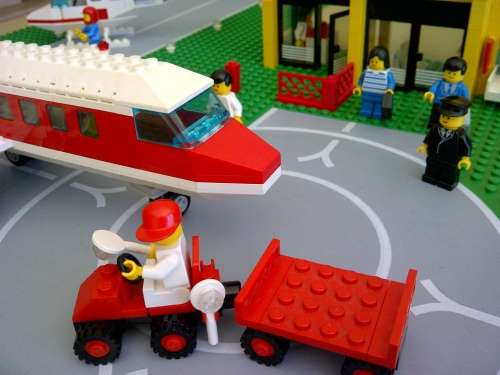 vintage lego airport #6392 1980's