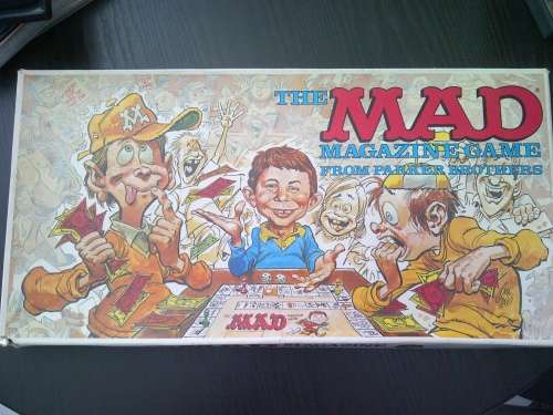 mad board game 1970's (not complete some money missing maybe cards as well)