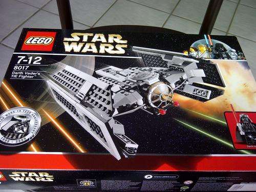 star wars lego set darth vaders TIE fighter (8017)