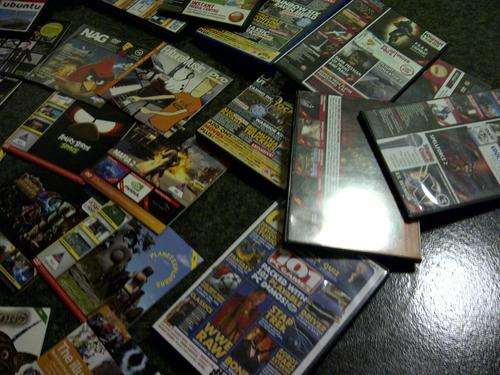 35 gaming disks with some mags