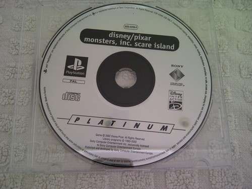 disney pixar monsters inc (playstation 1 game)  no cover