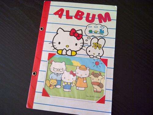 Vintage hello kitty photo album made in Japan 1976