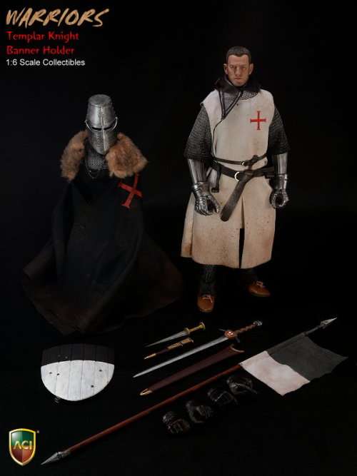 1/6 Scale ACI Knight Templar Knight and war horse