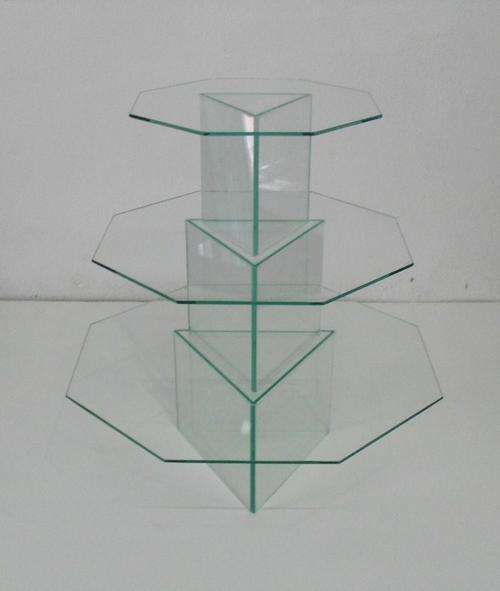 3 Tier Glass Octagon Cake/Cupcake Stand