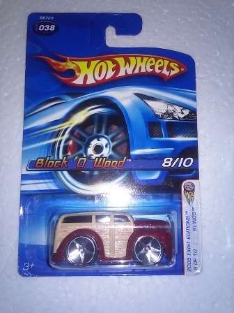 Hotwheels Block O Wood