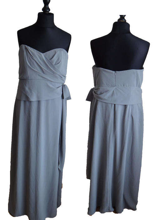 Grey Ladies Evening Dress (Ex Display) - Size 18 - REDUCED TO CLEAR, NO RESERVE!
