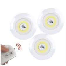 LED LIGHT WITH REMOTE CONTROL SET OF 3