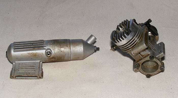 Model aircraft motor O.S. 10