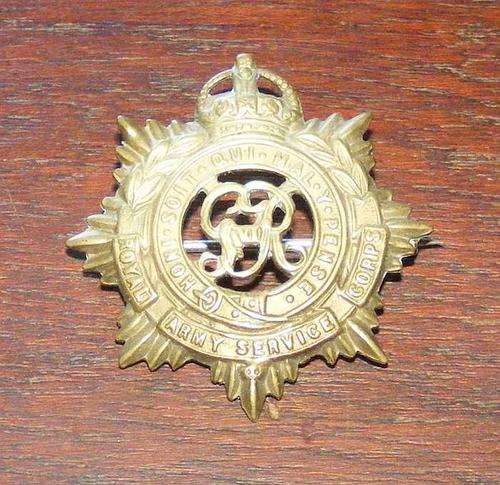 Royal Army service corps badge