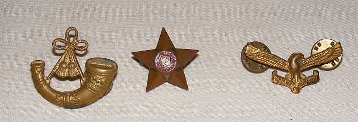 Selection South African armed forces insignia