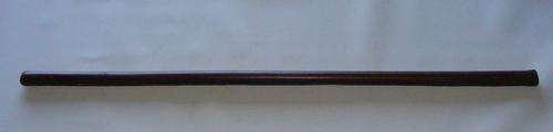 Swagger stick, leather bound and stitched