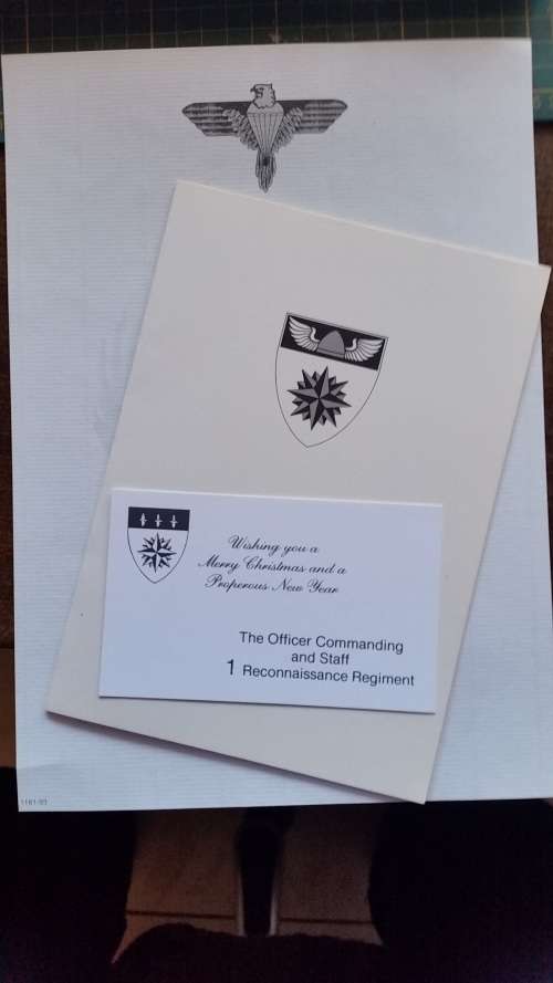 Special Forces stationery set (three items)