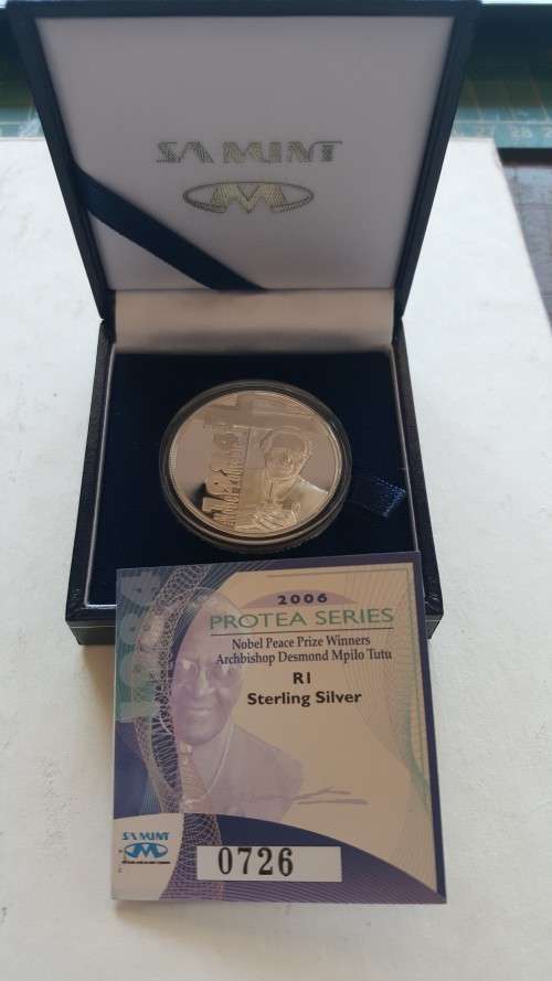 2007 Protea series - Desmond Tutu - Sterling Silver