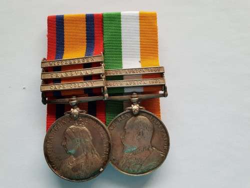 Boer War medal group - PAO Cape Artillery