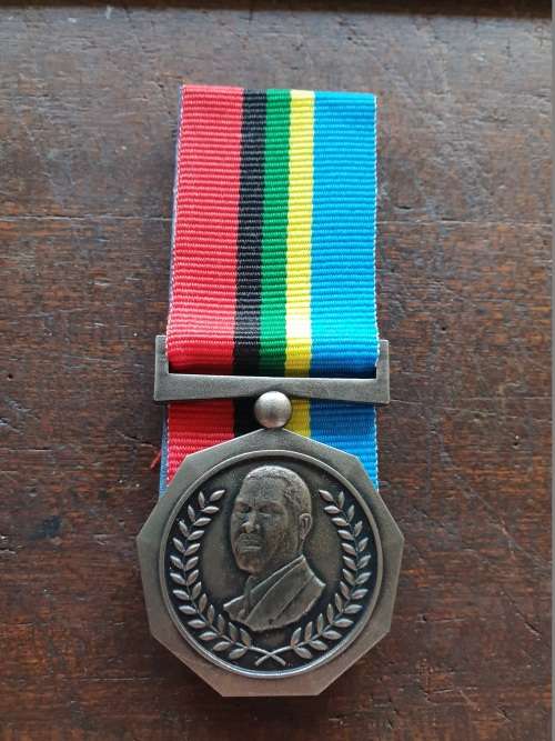 Medal for SA Military Veterans (2) - "OR Tambo medal"