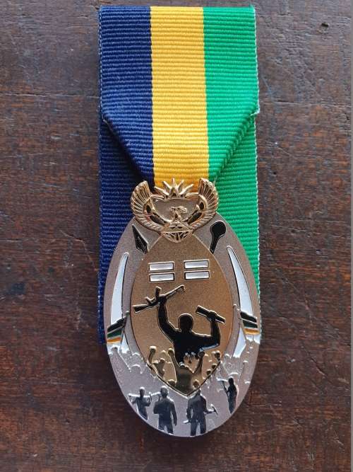 SA Military Veterans Bravery medal - Platinum Class II