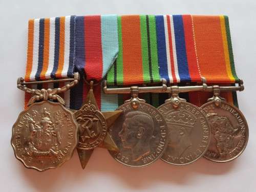 SADF and WW2 Medal group - SA Navy and TSC