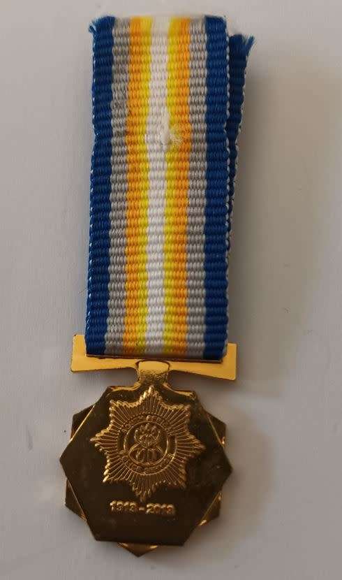 SAPS Centenary medal miniature - Original