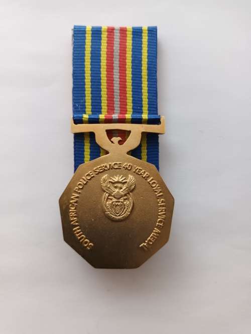 SAPS 40 Year loyal Service medal - Full size