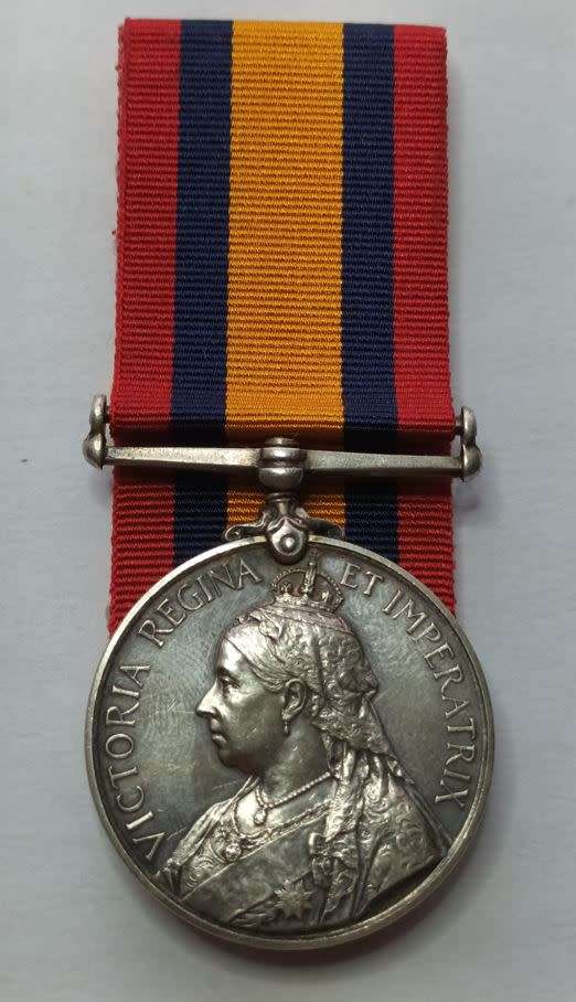Boer War - QSA medal - Full size - Original - Peddie D.M.T
