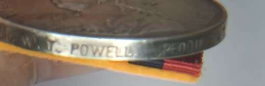 Boer War - QSA medal - Full size - Original - Peddie D.M.T