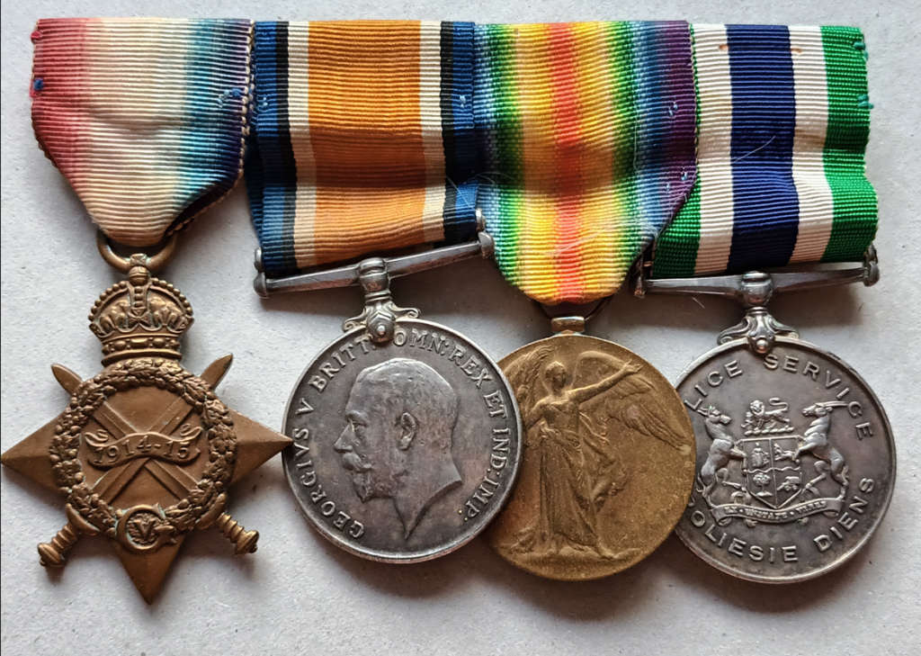 WW1 / Police medal group - 14th Dismounted Rifles