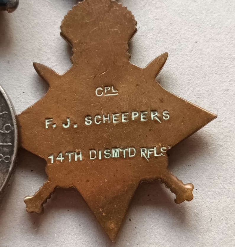 WW1 / Police medal group - 14th Dismounted Rifles