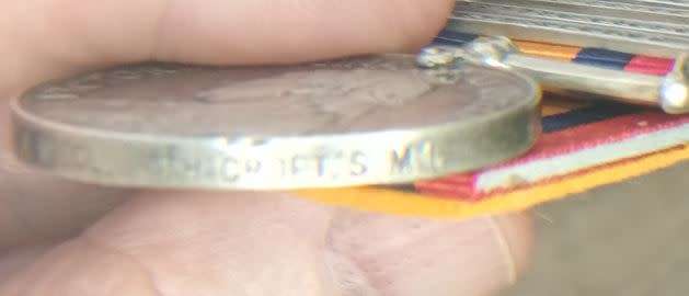 Boer War - QSA medal - Full size - Original - Thorneycrofts MI (7 confirmed clasps)