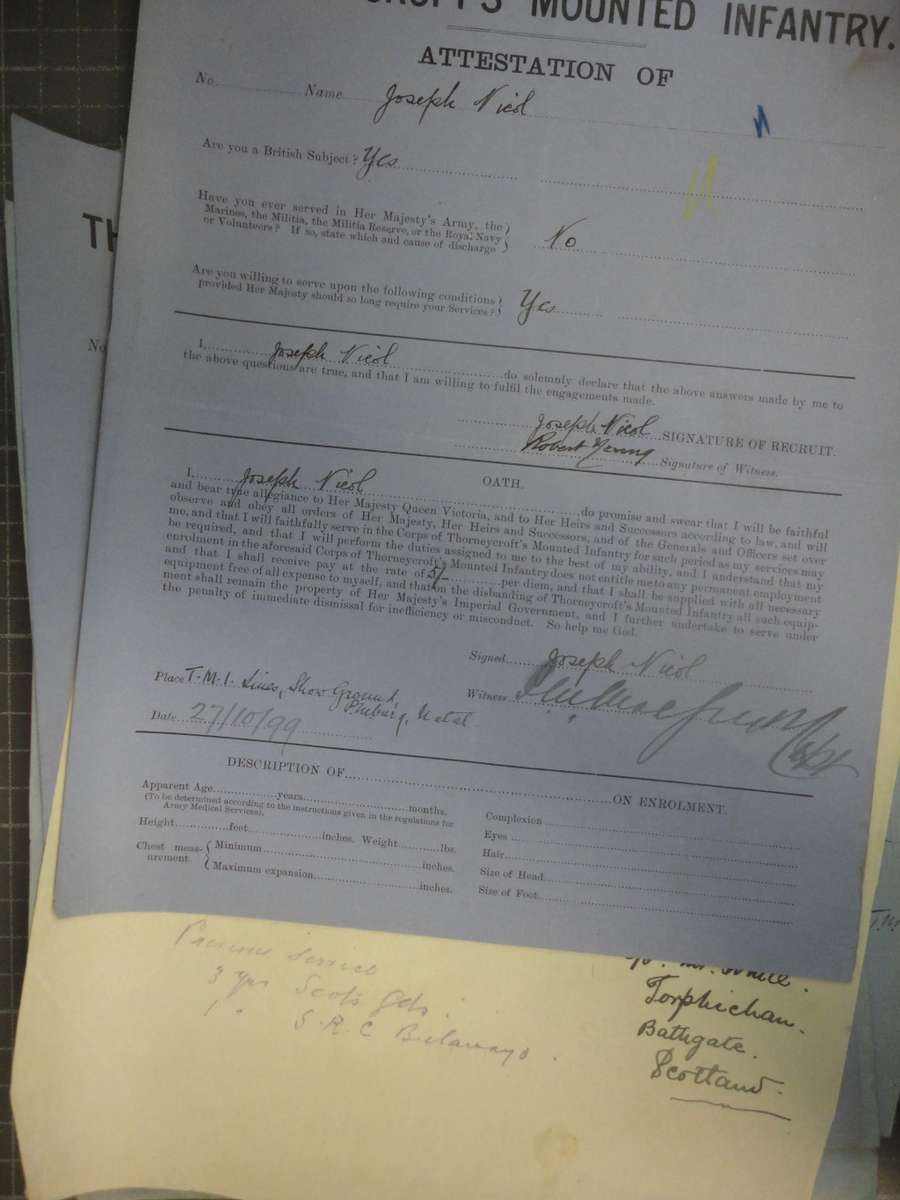 Boer War - QSA medal - Full size - Original - Thorneycrofts MI (7 confirmed clasps)