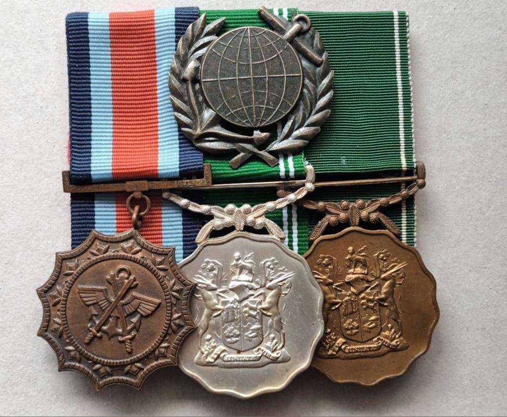 SADF (Navy) medal group - Full-size, Original