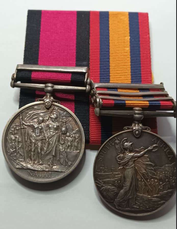 Boer War - QSA / 1906 medal group