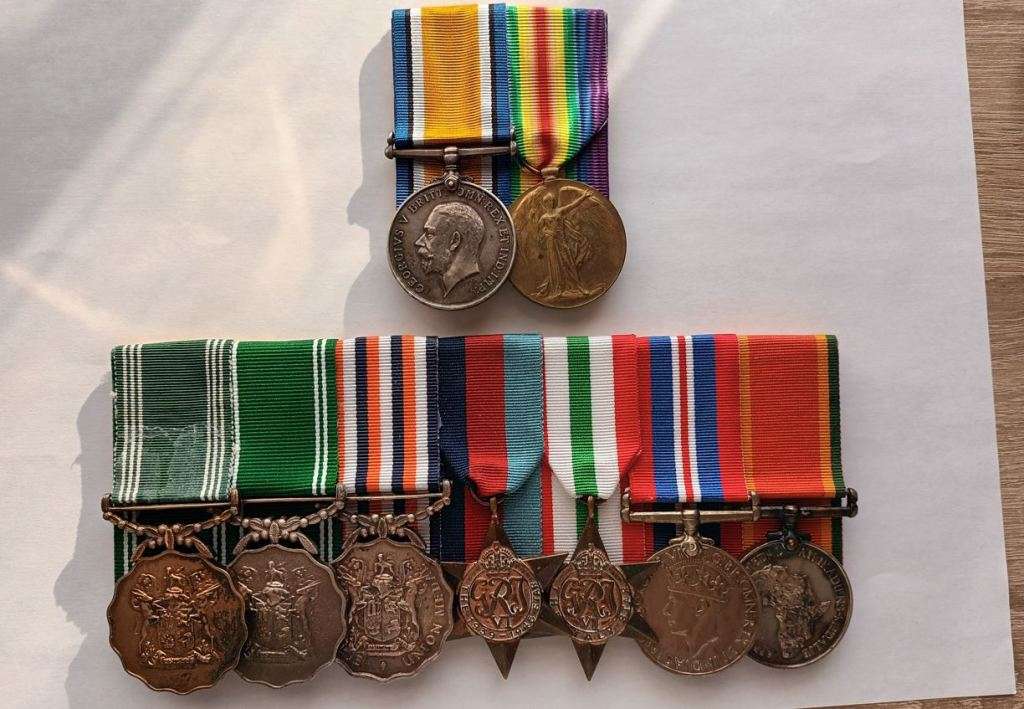 SADF / WW1 / WW2 medal group ( Father & Son)
