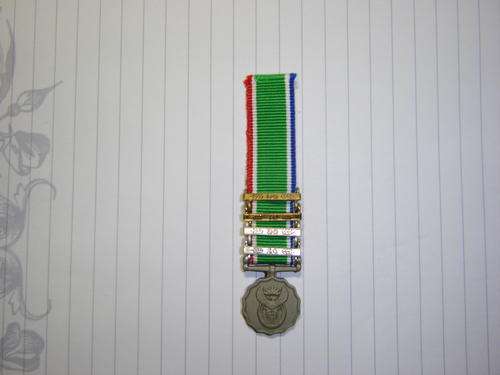 SANDF Medal for Loyal Service - miniature