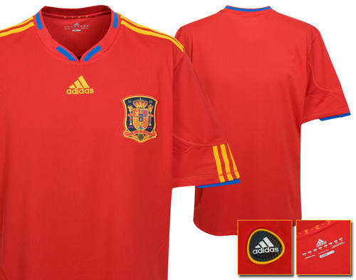 Spain Home Shirt 2009/2010 World Cup Shirt
