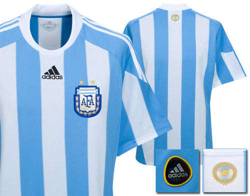 Argentina Home Shirt World Cup 2010