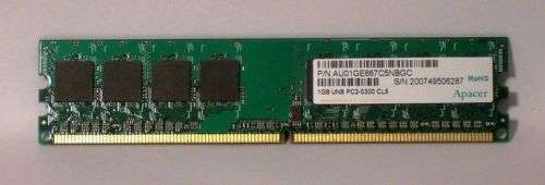 Apacer 2GB DDR2 PC2-6400 Desktop Memory