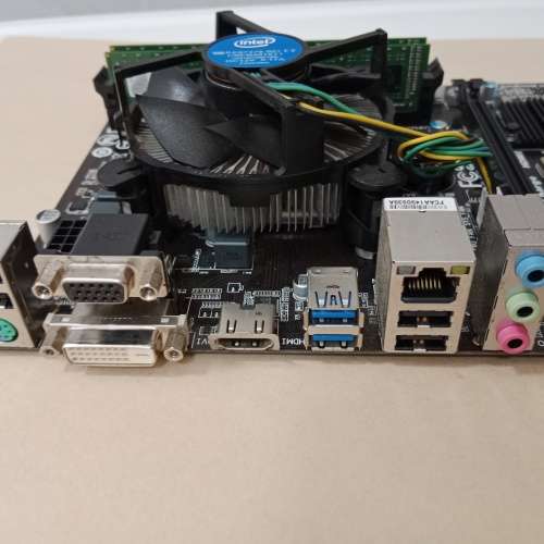 Intel i3-4170 3.7Ghz with Gigabyte GA-B85M-HD3  mainboard with 8GB DDR3 Memory with FacePlate