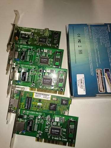 SELECTION OF PCI 10/100 NETWORK CARDS WITH SWITCH - NO RESERVE