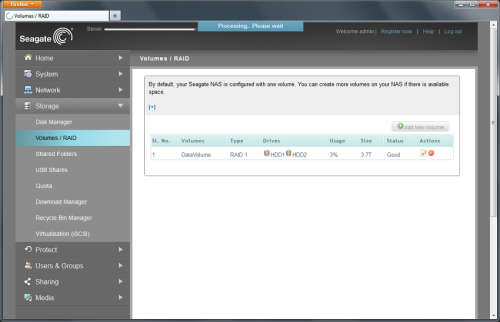 Seagate Business Storage 2 Bay NAS (no drives)