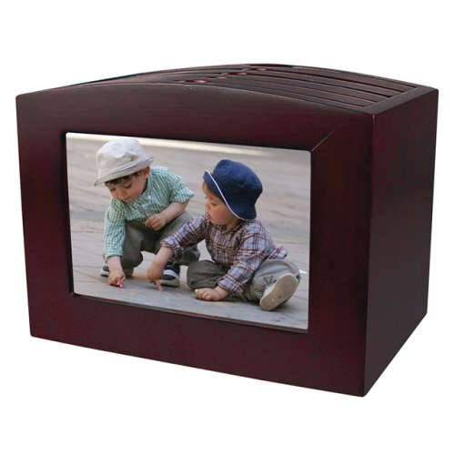 Luxurious wooden photo box (21044)