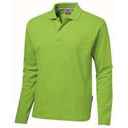 Slazenger long sleeve golf shirt - Men's - lime (SLAZ-3200)