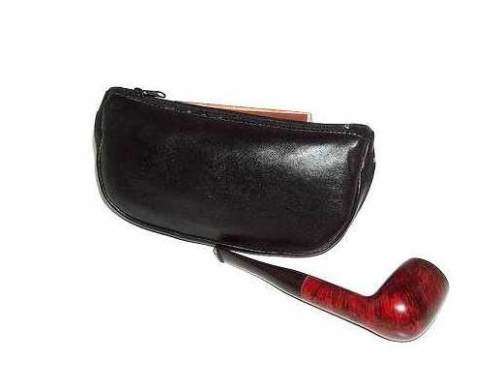 Tobacco / Pipe Pouch - Leather Black (Pouch003)