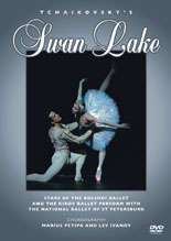 Stars of the Bolshoi & Kirov play SWAN LAKE - DVD - new