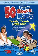 50 Fun Songs for Kids - Twinkle, Twinkle Little Star - DVD - new