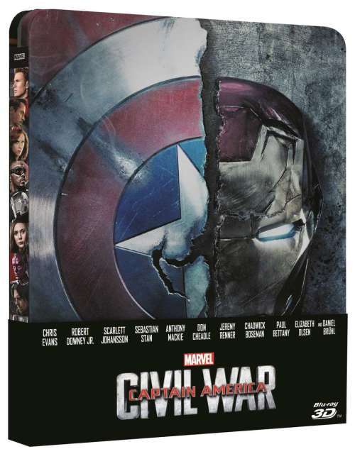 Captain America: Civil War (2D/3D steelbook blu-ray)