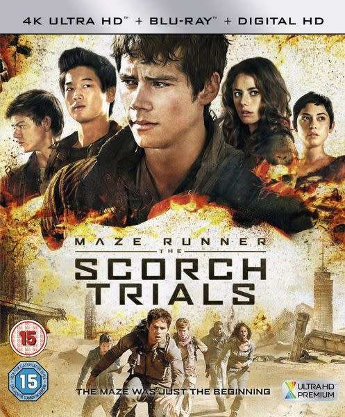 Maze Runner The Scorch Trials (4K blu-ray)