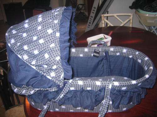 Blue Carry Cot