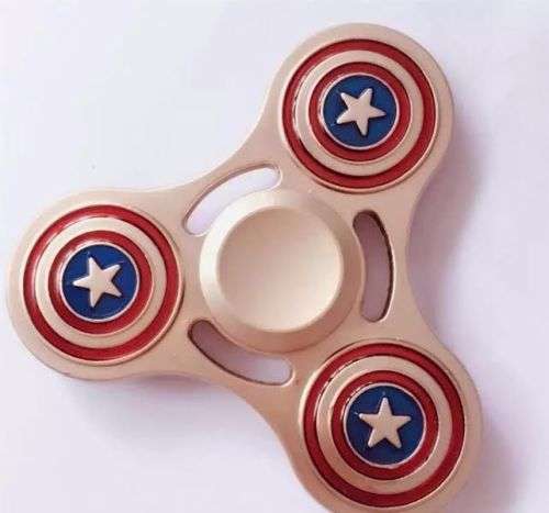 Captain America Metal Fidget Spinner - CLEARANCE SALE
