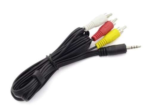 A/V Composite Cable - 3.5mm to 3 x RCA