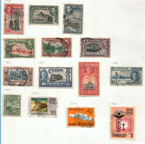 Cylon 14 used Stamps